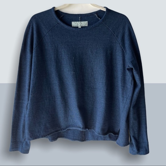 rag & bone Sweaters - RAG & BONE Crop Boxy Pullover Crewneck